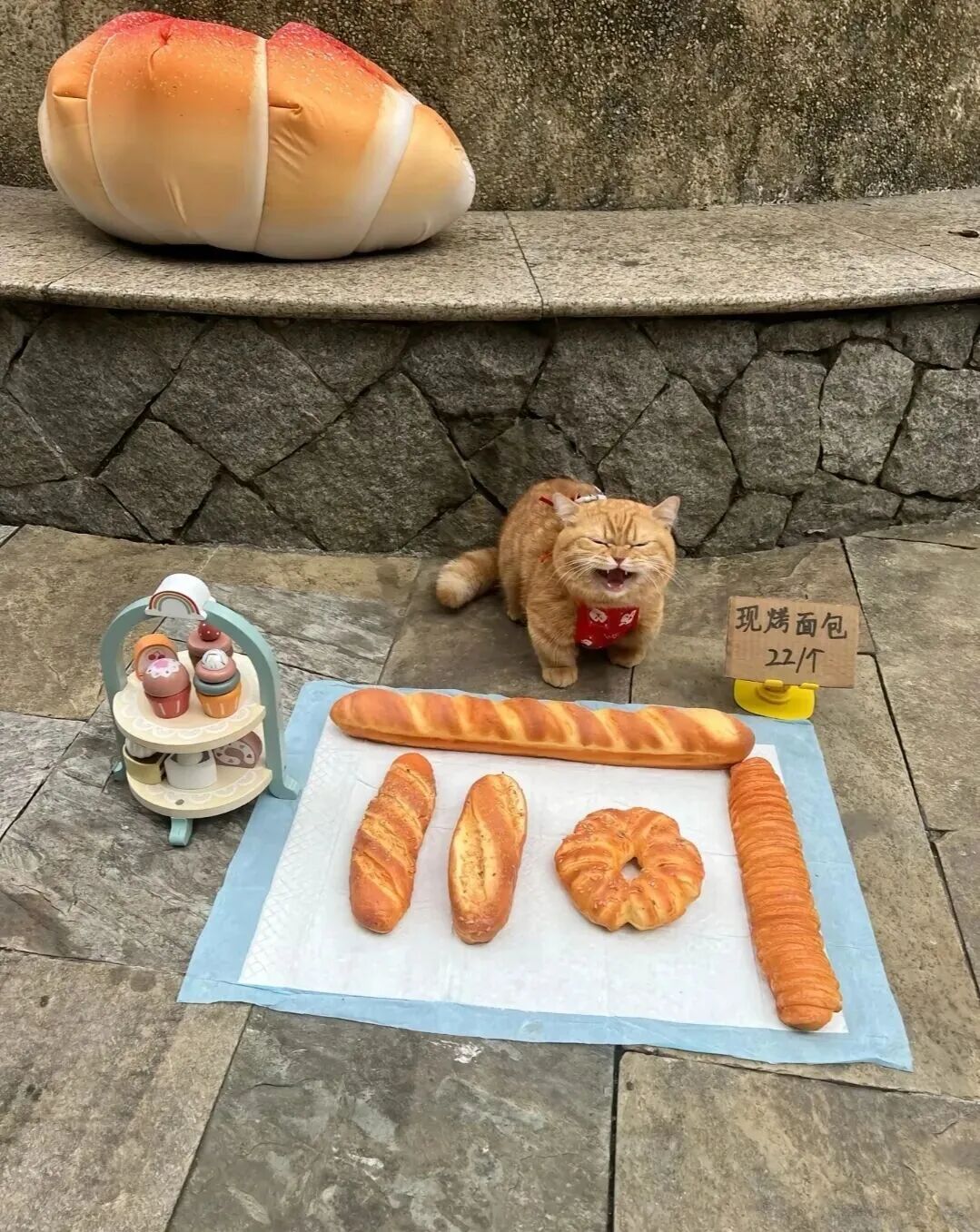 天冷了！现烤面包，走过路过不要错过～